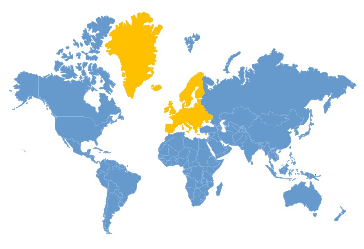 World Map - Europe